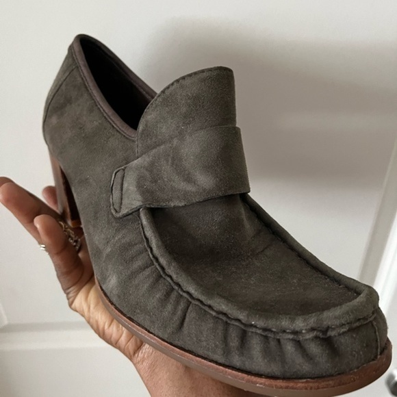 Timberland vintage leather moccasin green olives - Picture 3 of 7